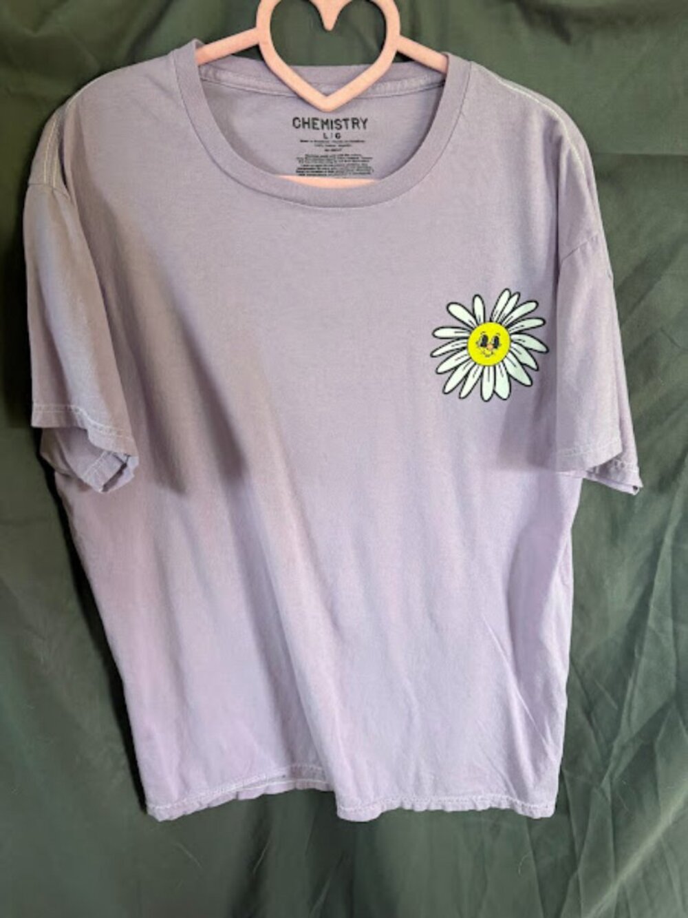 Chemistry Brand T-Shirt - Have A Good Day - Lavander - Size Large